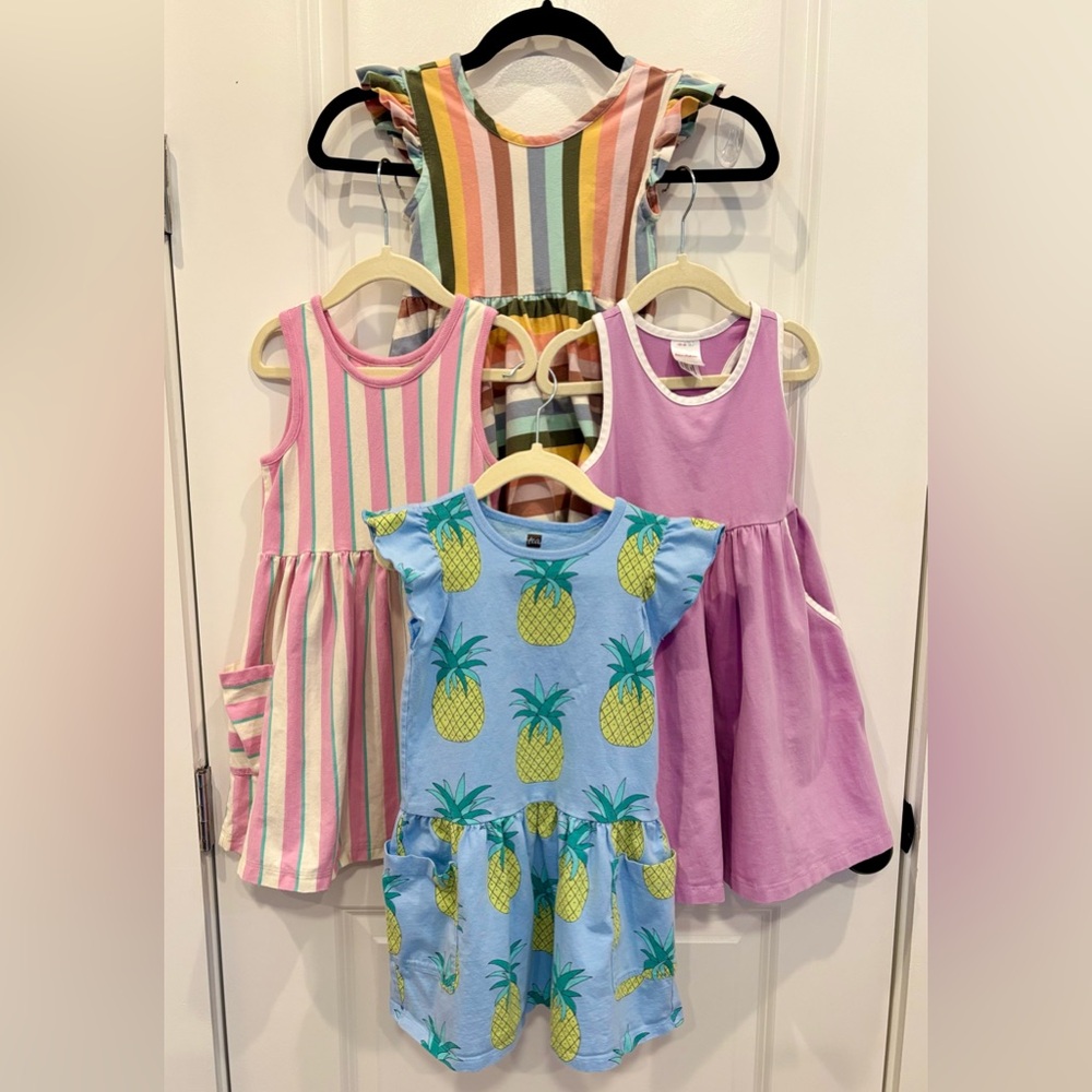 Hanna Andersson and Tea Collection Summer Dress Bundle Excellent Condition